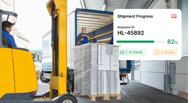 Truck with hauloop