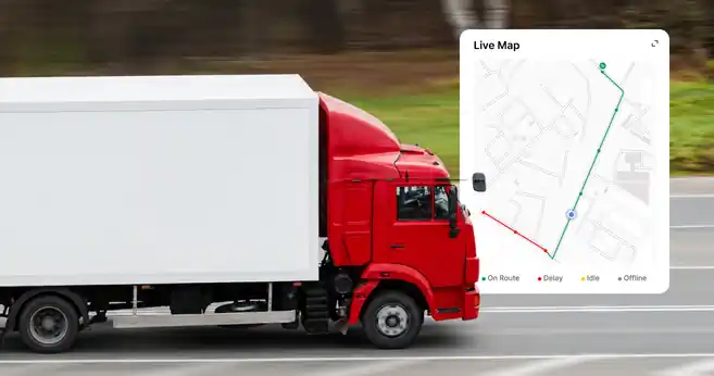 Truck with hauloop
