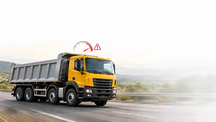 Speed & Idle Alerts workflow truck