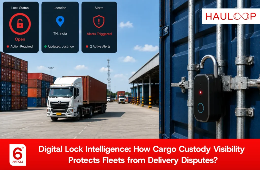 Digital Lock Intelligence: How Cargo Custody Visibility Protects Fleets from Delivery Disputes?