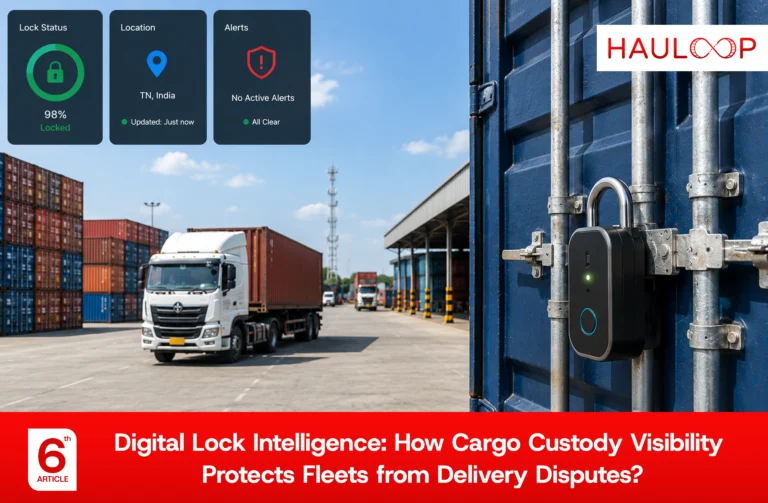 Digital Lock Intelligence: How Cargo Custody Visibility Protects Fleets from Delivery Disputes?