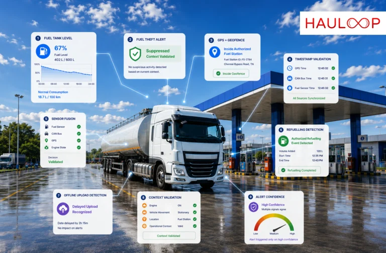 How Context-Aware Fuel Theft Detection Reduces False Alerts in Fleet Operations