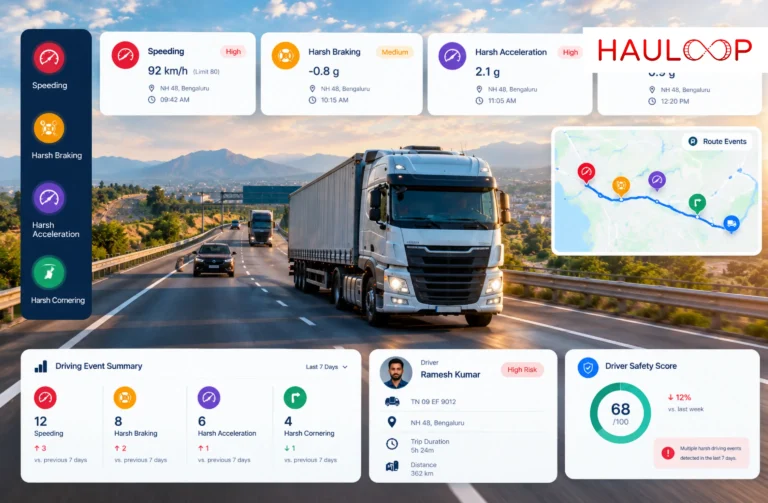 How can Fleet Managers Use Harsh Driving Alerts to Reduce Safety Risks